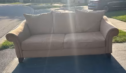 Photo of free Brown Couch (Warrenville) #2