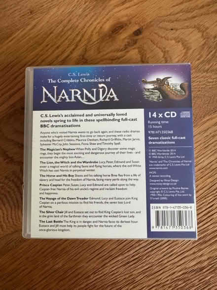 Photo of free Audio Book - Chronicles of Narnia (Peasedown St John) #2