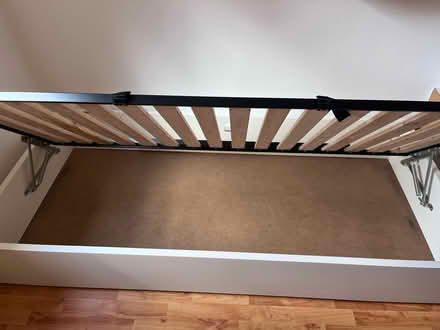 Photo of free IKEA single ottoman bed (Sw11) #1