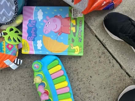 Photo of free peppa pig toys etc. 0-12 clothes (moston M40,) #2