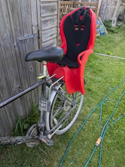 Photo of free Child's bike seat (Seabrook, Hythe CT21) #1