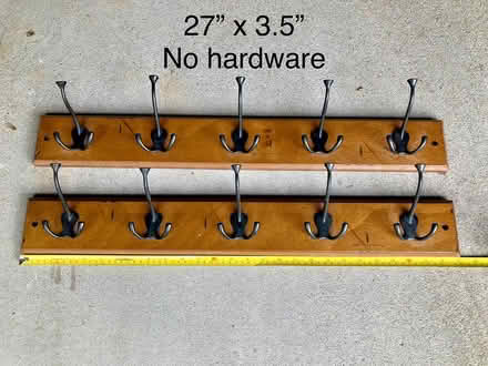 Photo of free Hooks on a wooden board (x 2) (Belmont, MA) #1