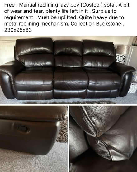 Photo of free Recliner sofa (Edinburgh EH10) #1