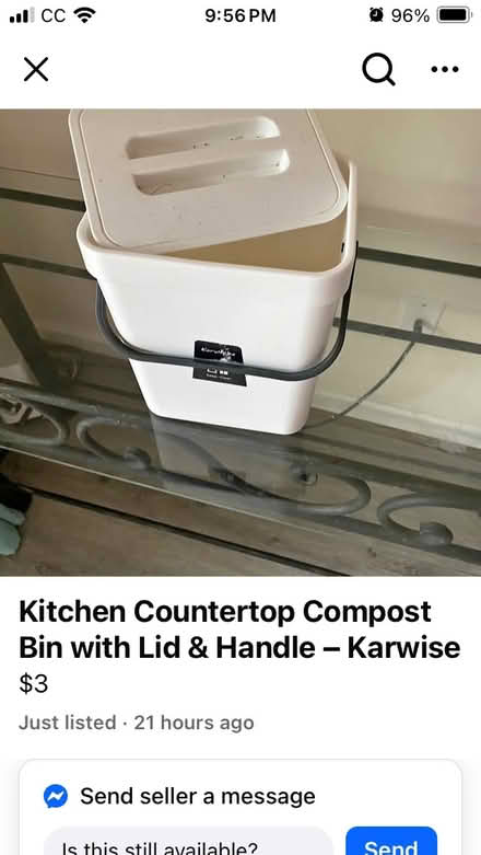 Photo of Counter top composting bin (Fort Washington) #1