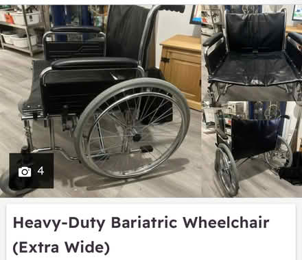 Photo of free Bariatric Wheelchair (Butetown CF10) #1
