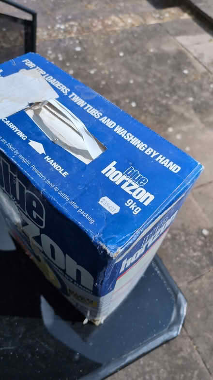 Photo of free 9KG unopened box of Blue Horizon washing Powder (Rainham ME8) #3