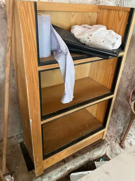 Photo of free Desk table with wheels and shelves (Stainton CA11) #3