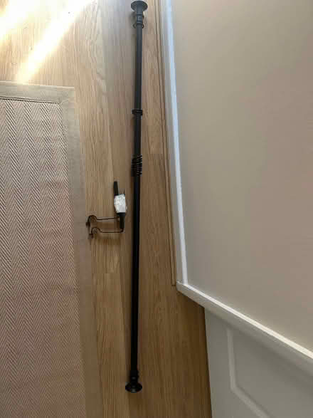 Photo of free Black metal curtain rail (Uphill Lincoln) #1