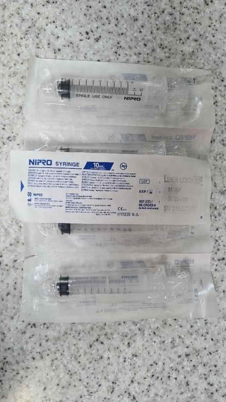 Photo of free 5x 10ml syringe (Weston Park) #1