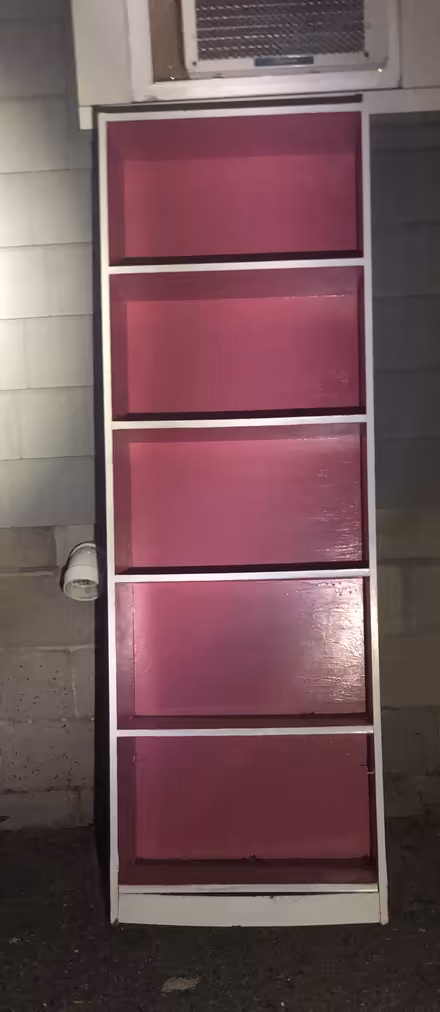 Photo of free Tall wooden shelf (East Watertown) #2