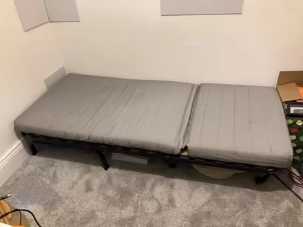 Photo of free Single bed, folds into chair - Ikea (BT4) #1