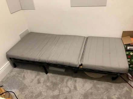 Photo of free Single bed, folds into chair - Ikea (BT4) #1