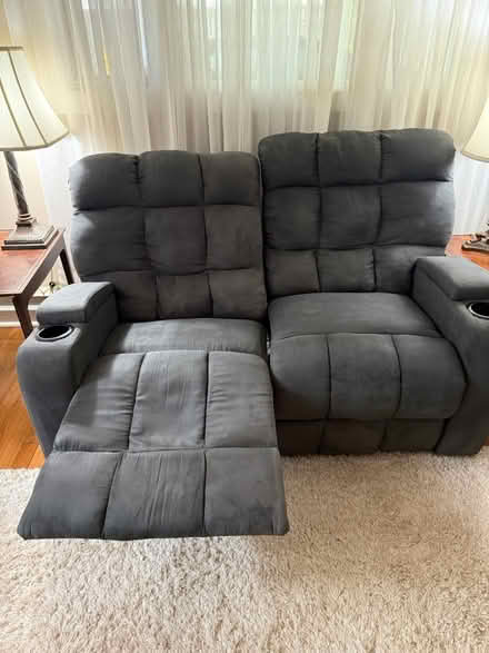 Photo of free Double recliner (Hillsmere) #4