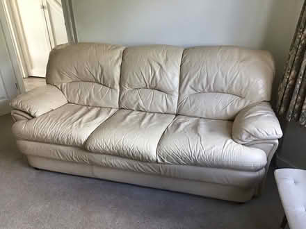 Photo of free Leather sofas (Redhill RH1) #1