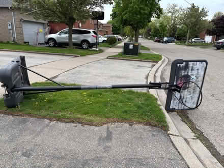 Photo of free Curb alert- Basketball net (Britannia and Tenth Line) #1