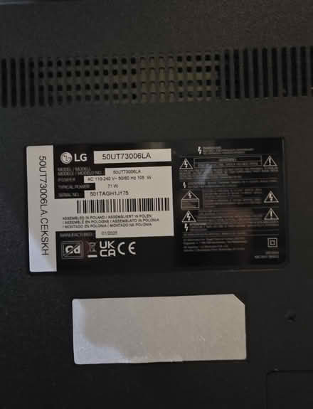 Photo of free 50ā smart LG tv (Congleton) #4