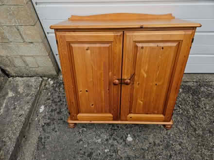Photo of free Honey pine cupboard (Moorfields) #1