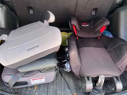 Photo of free Two toddler booster seats + 1 back (Bethesda) #1