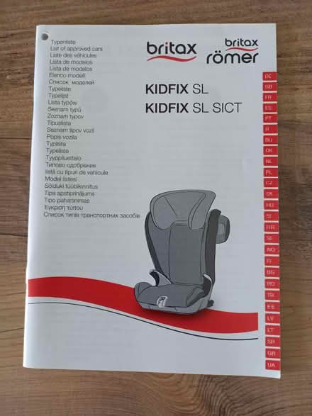 Photo of free Car seat (KT4 Worcester Park) #2