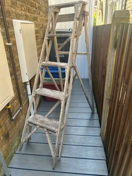 Photo of free Vintage ladder (Chiswick) #1
