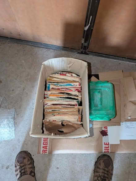 Photo of free Box of vinyl 45 rpm singles (AB22) #2