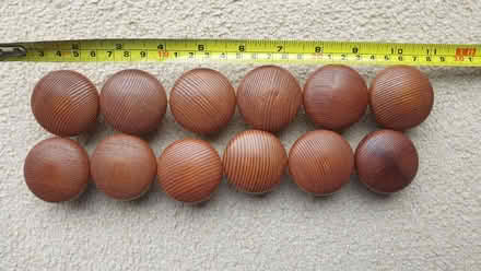 Photo of free 12 wooden cupboard door/drawer knobs (Swalwell NE16) #1