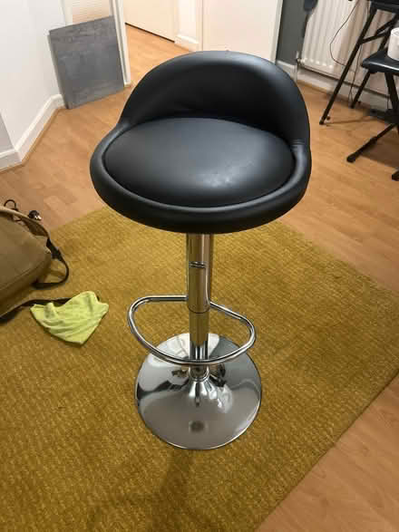 Photo of free Black Bar Stool (Sandyford NE2) #2