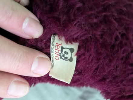 Photo of free Large teddy bear and purple elephant (Cam GL11) #3