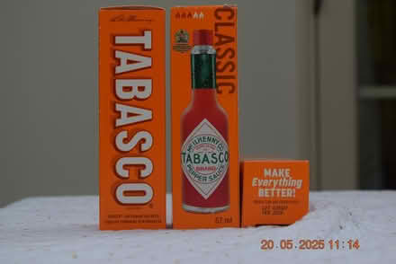 Photo of free 3 bottles Tabasco (Wallingford OX10) #1