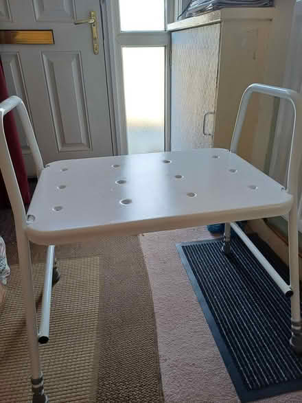 Photo of free Large Shower Perching Stool (Greystoke , Nr Penrith CA11) #1