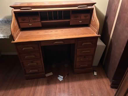Photo of free Oak Roll top desk (Southwest FC) #2