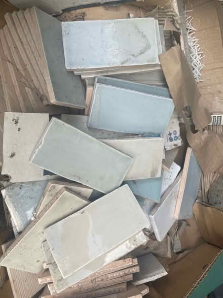 Photo of free Large box of small wall tiles (Lewes BN7) #1