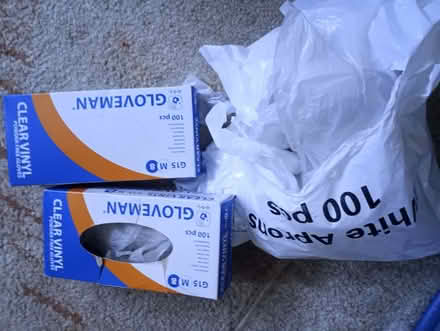 Photo of free Plastic gloves and aprons (Dyke Road area BN1) #1