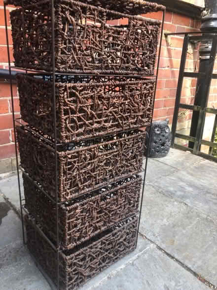 Photo of free Five basket woven storage (TN2) #2