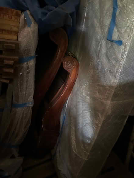 Photo of free Wooden sleigh bed (Denmead PO7) #1