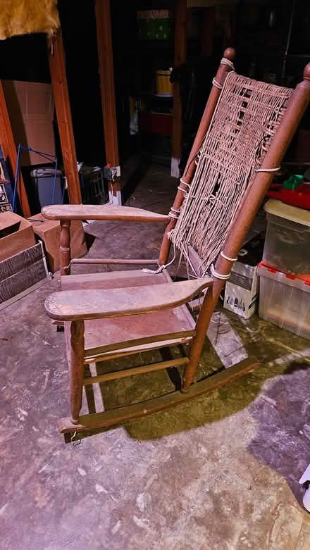 Photo of free Wooden Rocking Chair - Needs work (63124, near STL Galleria) #1