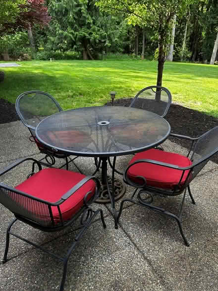 Photo of free Metal Outdoor Table and Chair Set (Fall City) #1
