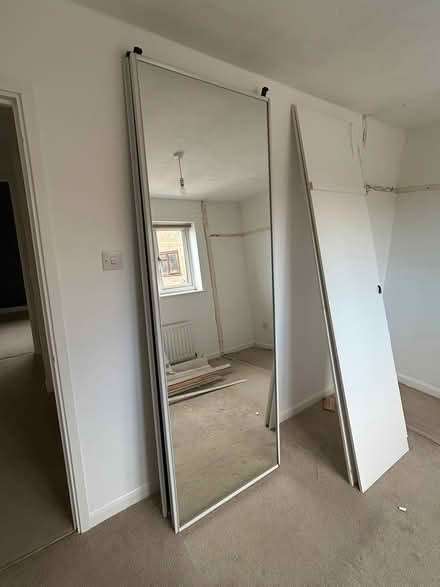 Photo of free Large mirrors (wardrobe doors) (Stilton Peterborough) #2