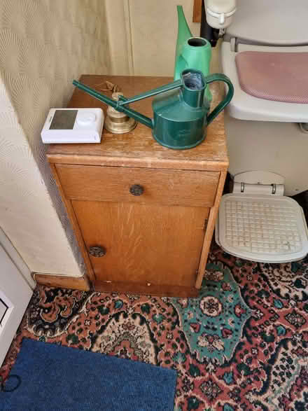 Photo of free Small wood cupboard (Cwmcarn NP11) #1