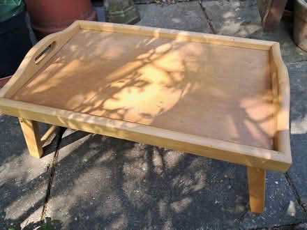 Photo of free Wooden tray with legs (Letchworth) #2