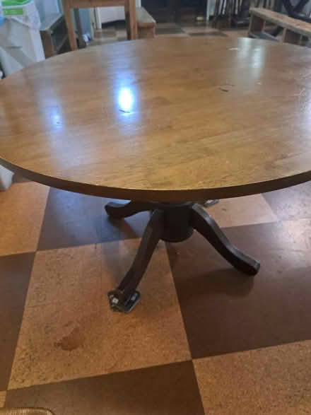 Photo of free Lovely round wooden table (Nw1 Camden) #1