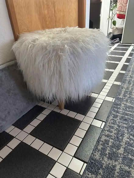 Photo of free Two furry stools (Brandi Lane, Fortuna) #2