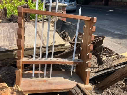 Photo of free Small hardwood thermometer stand (Llandaff CF5) #1