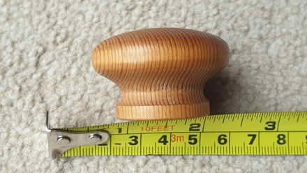 Photo of free 12 wooden cupboard door/drawer knobs (Swalwell NE16) #3