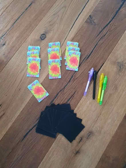 Photo of free Mini note pads, pens & scratch art (High Barnet) #1
