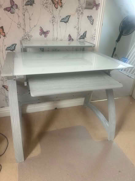 Photo of free Office desk, fold away desk and office chair (Shenley Brook End MK5) #1