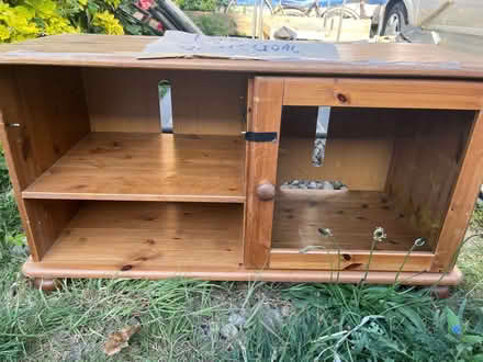 Photo of free Pine TV unit (Hertford Heath SG13) #1