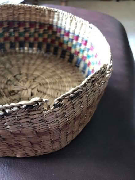 Photo of free 1960's woven basket - Imperfect (Meads BN20) #4