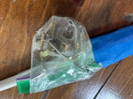 Photo of free 26 in rod & hanging brackets (Vienna community center) #2