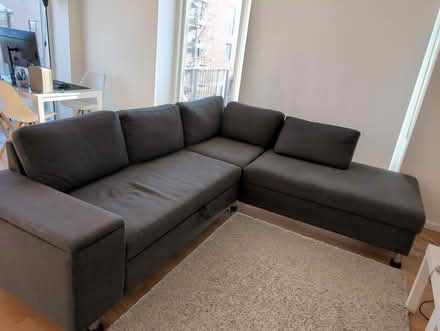 Photo of free Large sofabed with storage (Bagsværd) #1